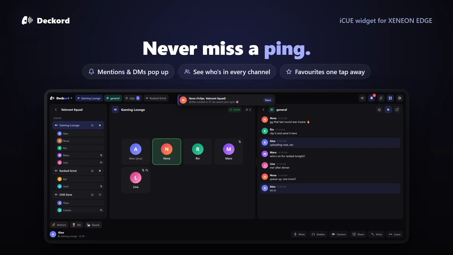 Mentions and DMs pop up as they arrive