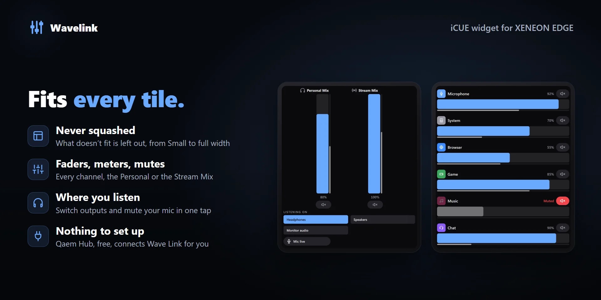 Wave Link Connect fits every tile