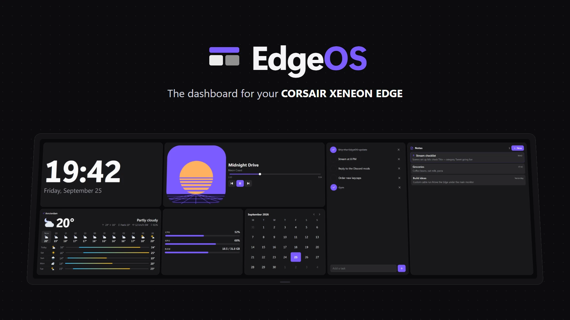 I built a free Windows app that turns your desktop into a live widget dashboard